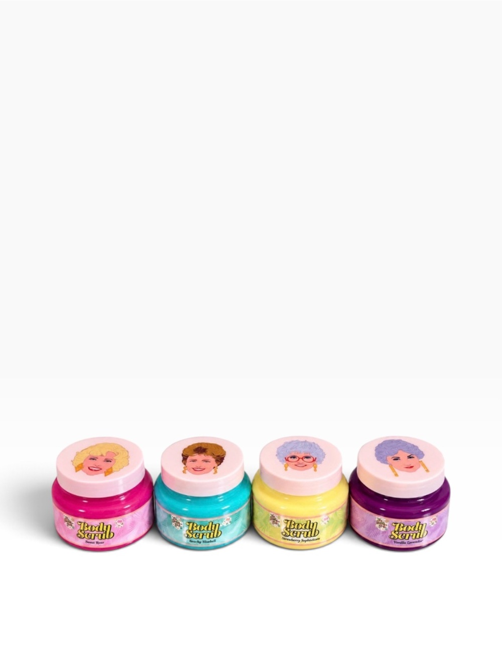GOLDEN GIRLS SUGAR SCRUB Golden Girls Body Scrubs Set of 4